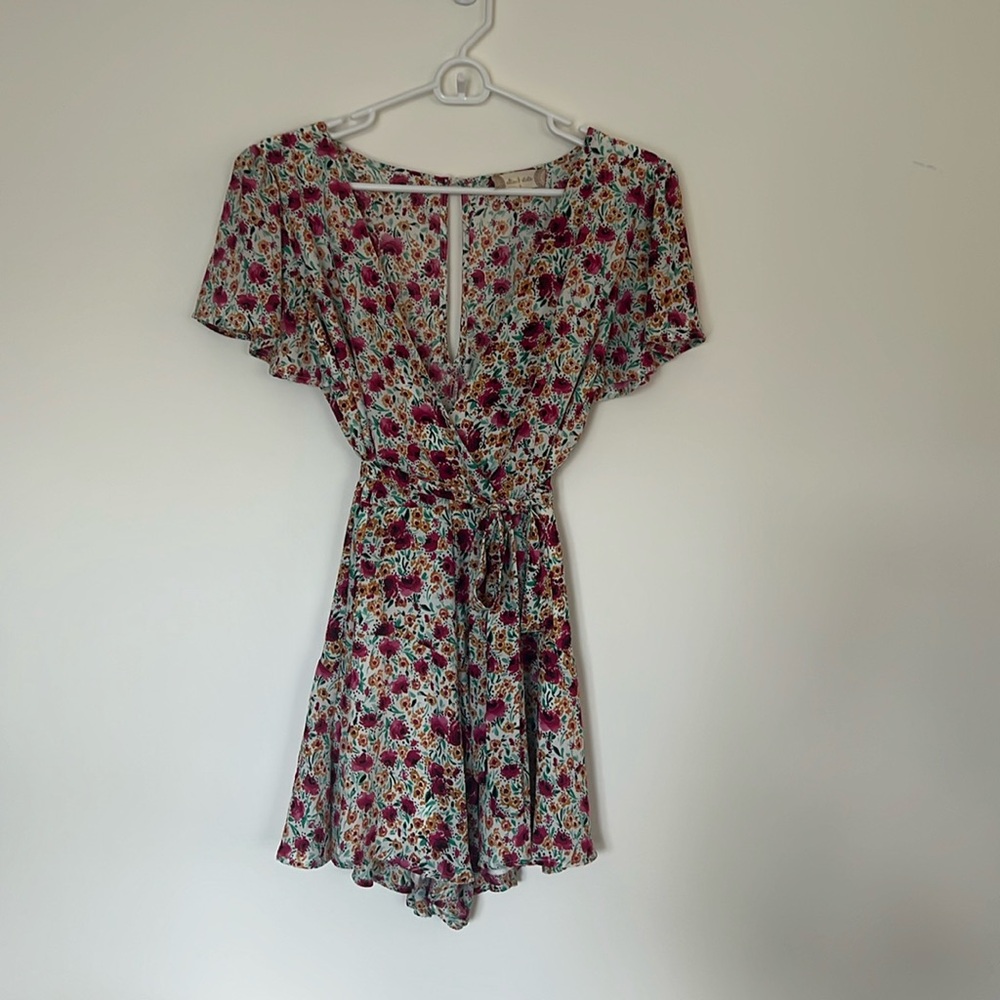 NWOT Altered State Floral Romper